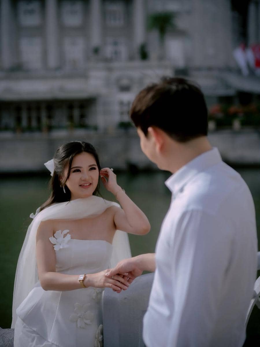 Potret Pre-Wedding Felicia Tissue dan Kekasih
