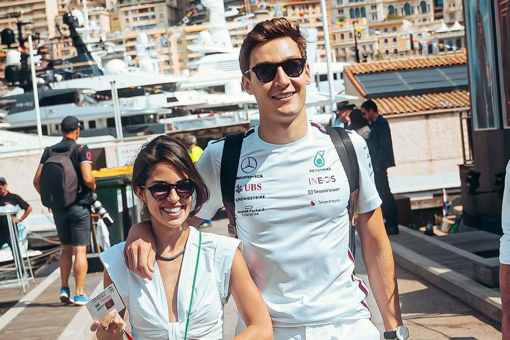 Kisah Cinta George Russell dan Carmen Mundt