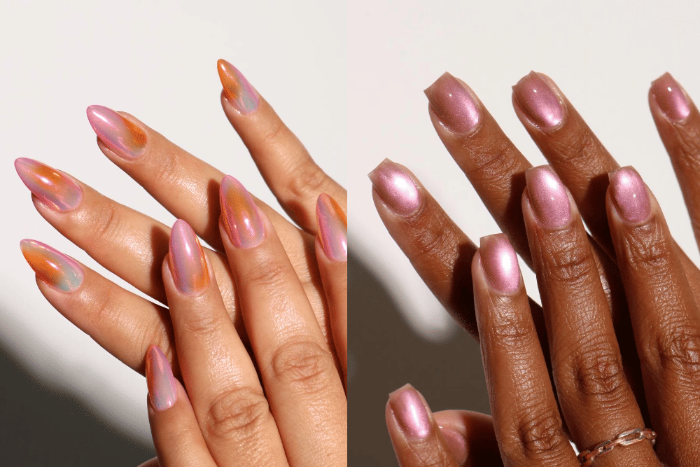 7 Inspirasi Nail Art Warna Dusty Pink yang Manis dan Feminin
