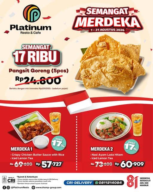 Promo Makanan dan Minuman Agustus 2026 di Bandung