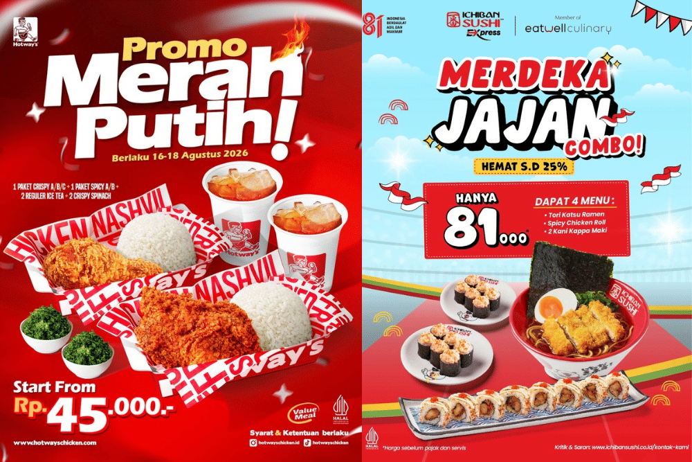 10 Promo Makanan dan Minuman 17 Agustus 2026 di Jakarta