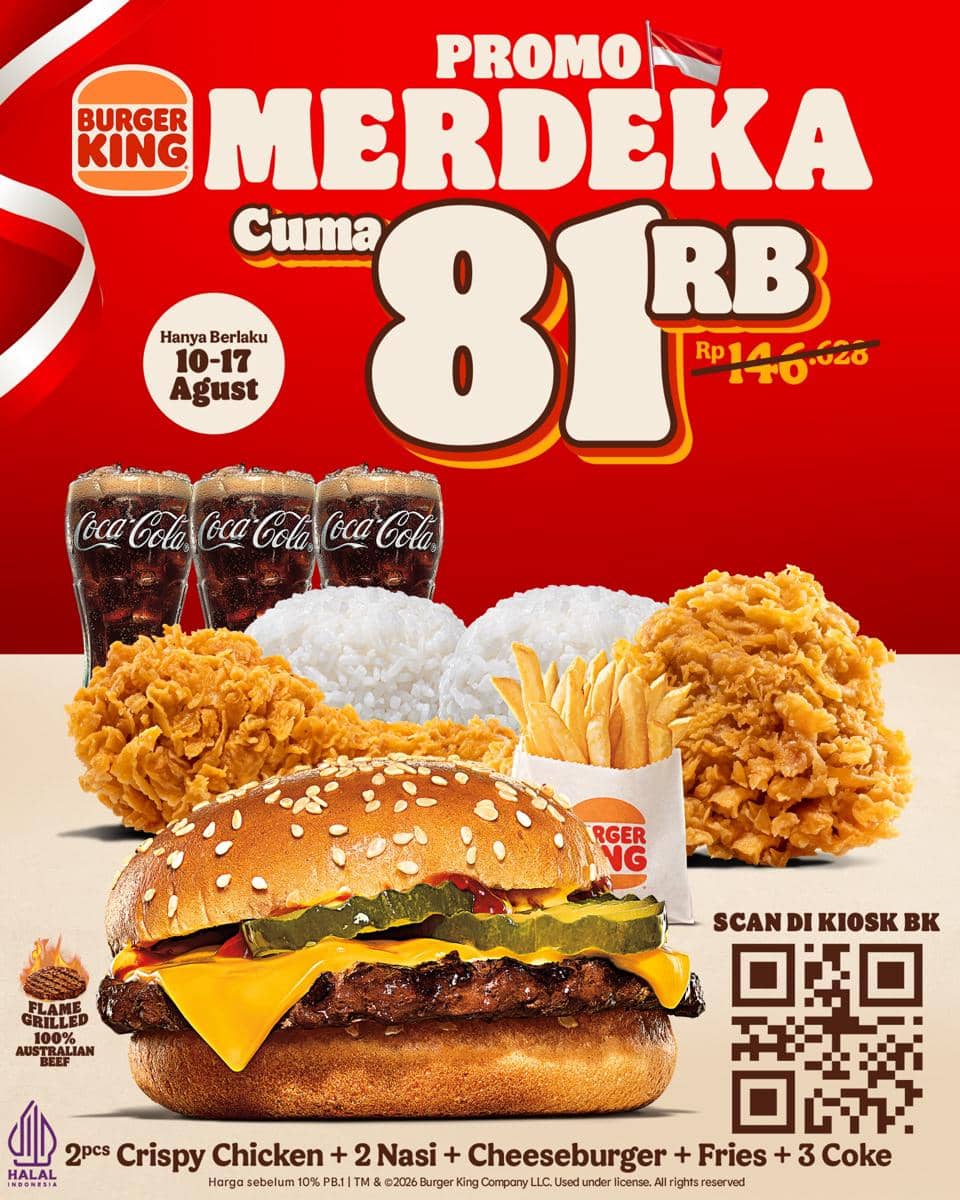 promo makanan dan minuman 17 Agustus 2026 di Jakarta