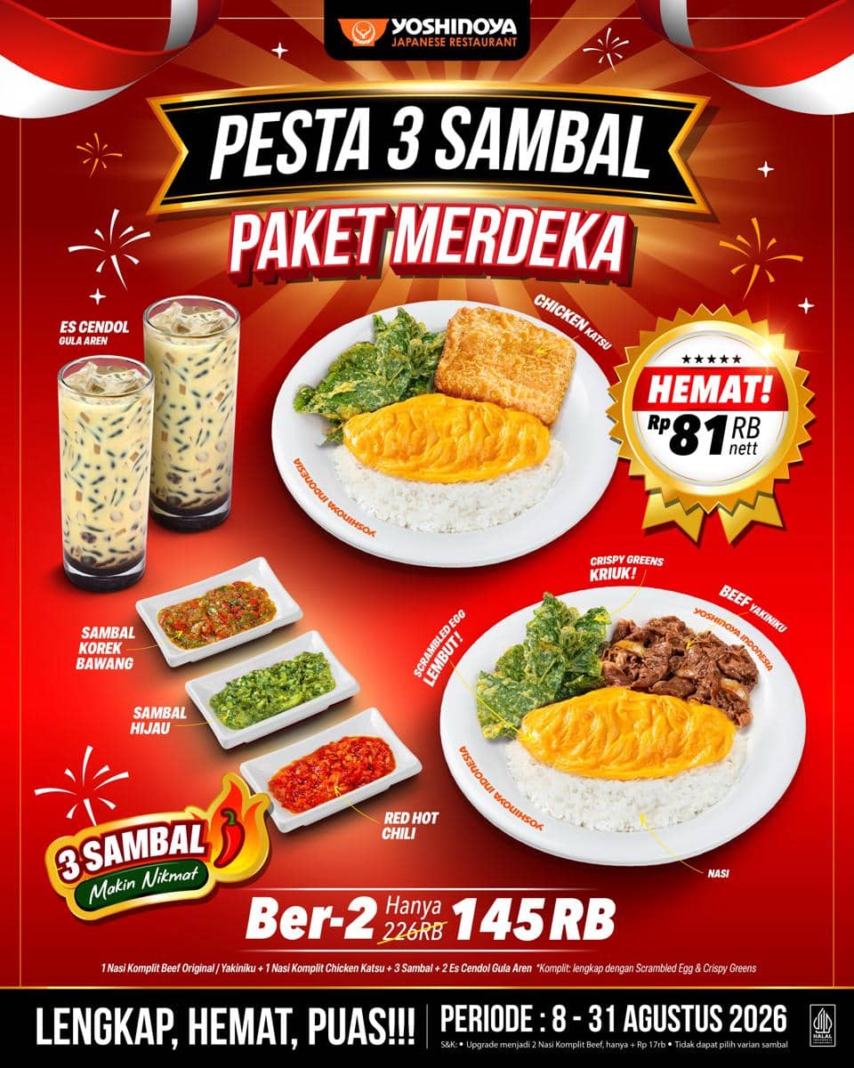 promo makanan dan minuman 17 Agustus 2026 di Jakarta