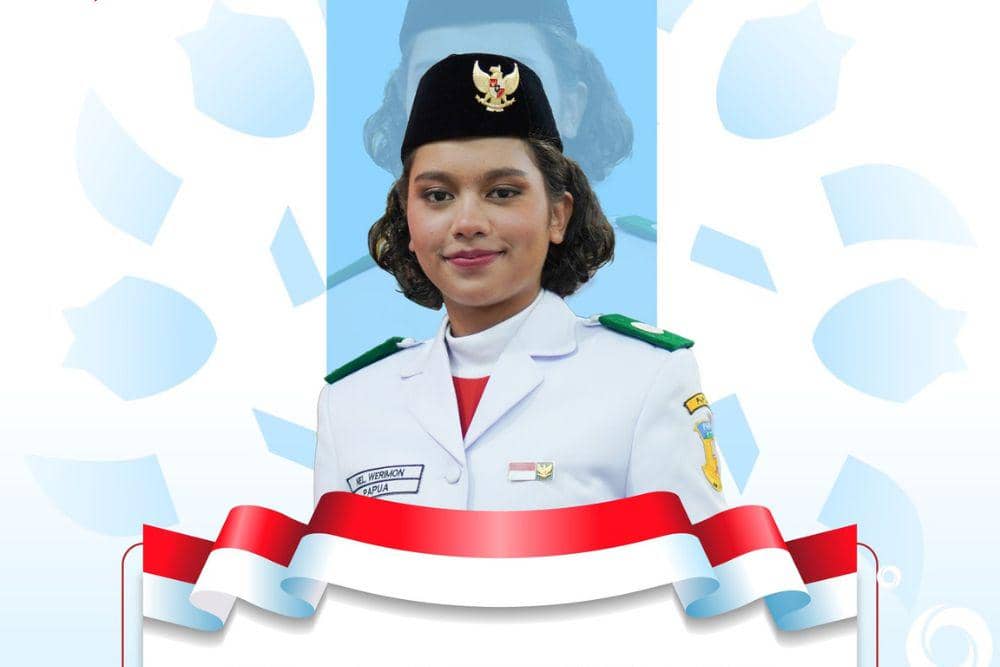 Sosok Paskibraka Upacara HUT Ke-81 RI