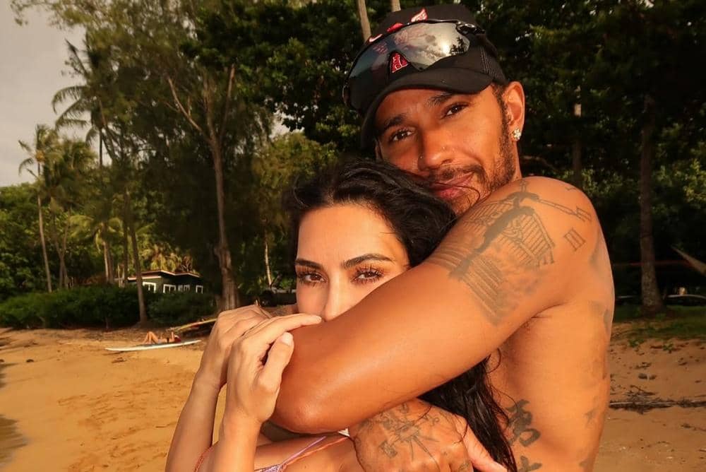 Kim Kardashian dan Lewis Hamilton