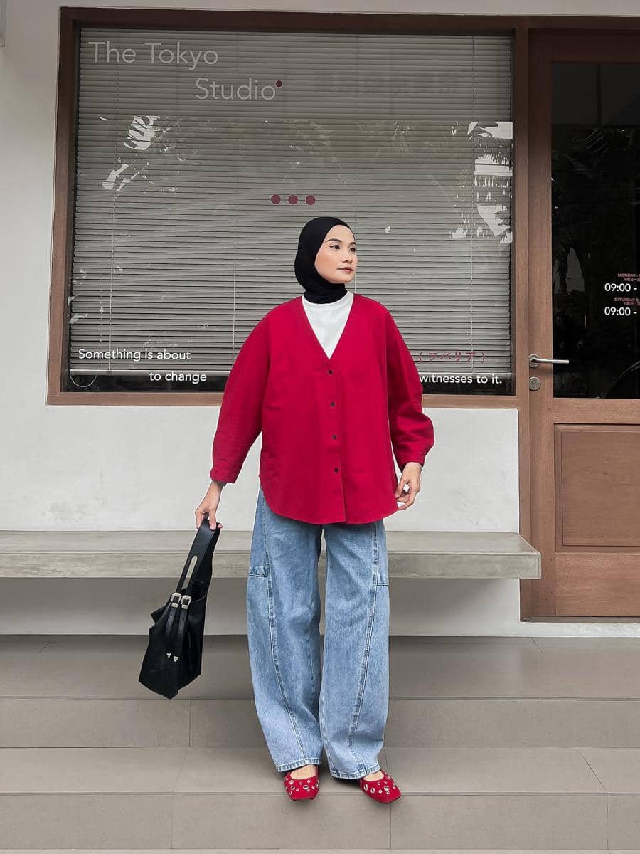 outfit kulot untuk kuliah