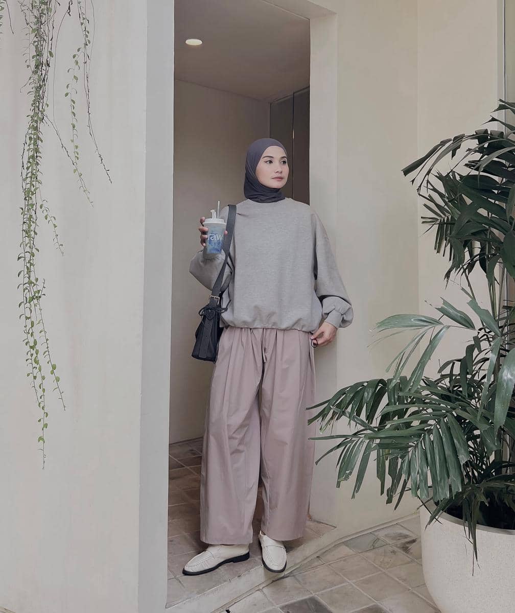 outfit kulot untuk kuliah