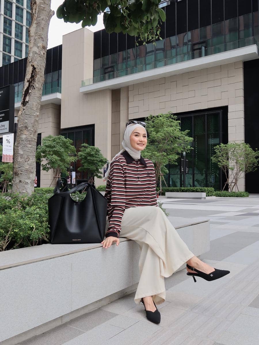 outfit kulot untuk kuliah