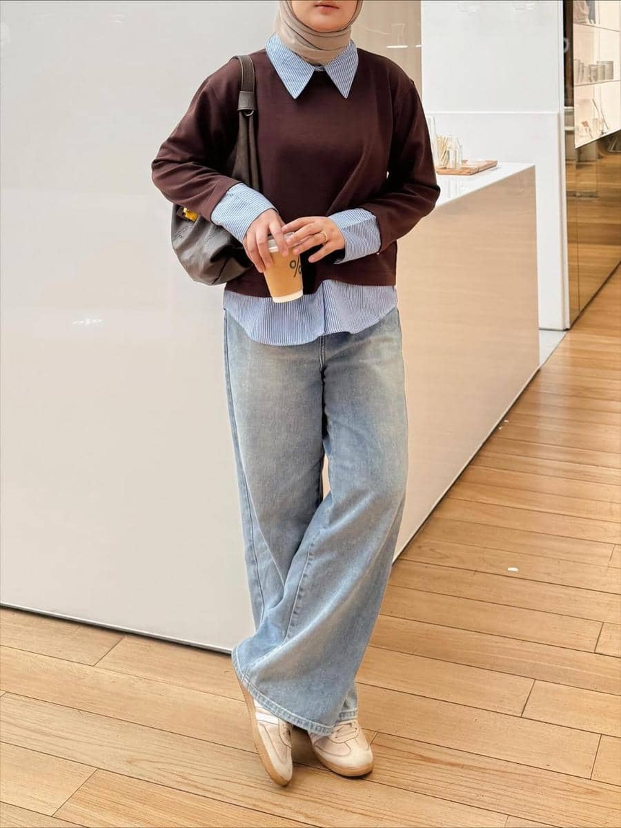 warna cokelat cocok dengan warna apa