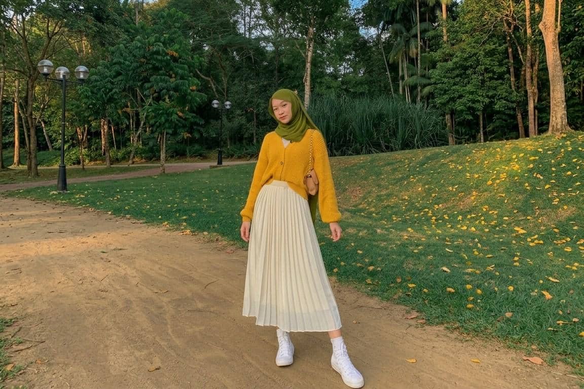 Hijab Olive Cocok dengan Baju Warna Apa? Cek 7 Inspirasinya