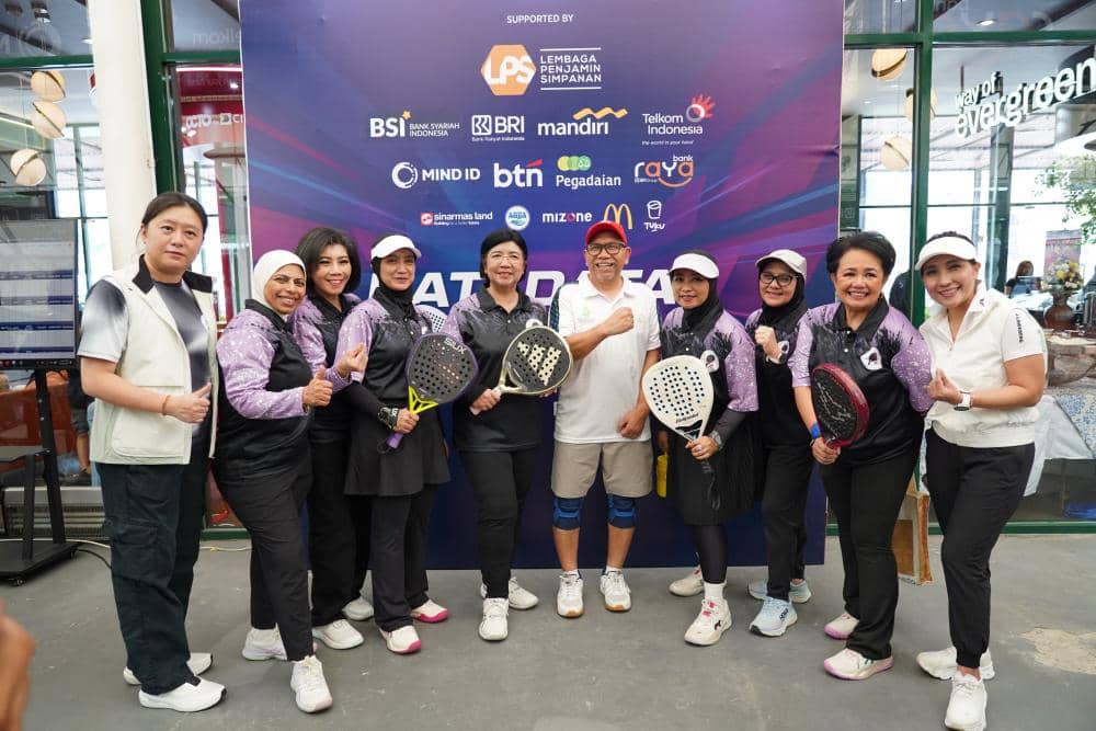 Gubernur BI & Wakil Ketua Dewan Komisioner LPS Ramaikan Katadata Padel Tournament