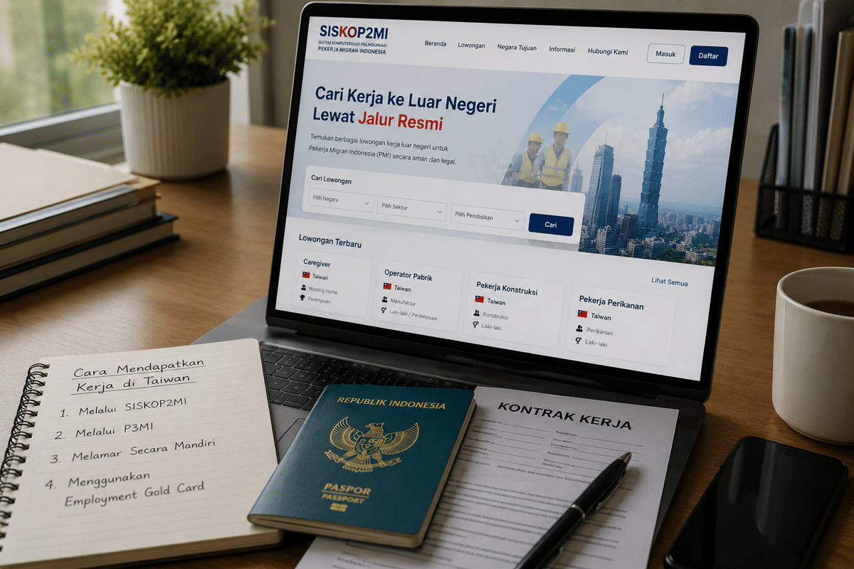 Syarat dan Cara Kerja di Taiwan