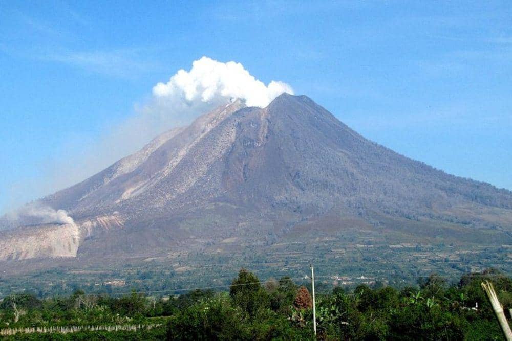 Gunung Berapi yang level siaga