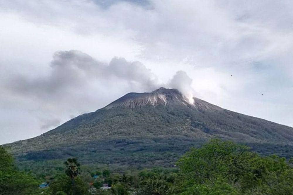 Gunung Berapi yang level siaga