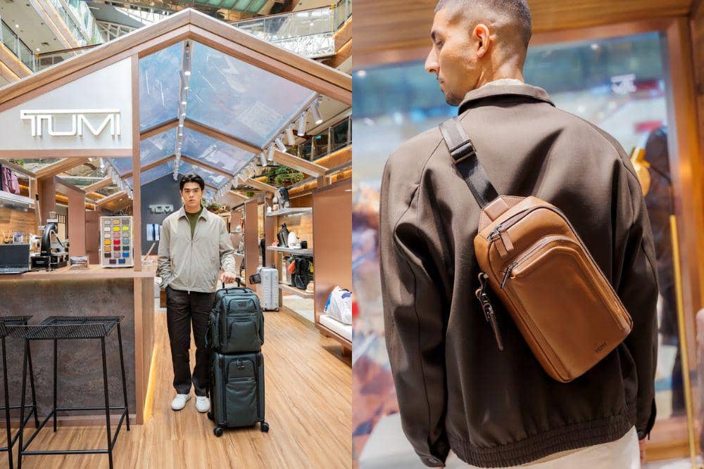 TUMI's Fall/Winter 2026 Alpine Chalet Pop-Up