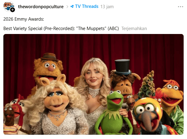 Outstanding Variety Special (Pre-Recorded): The Muppet Show