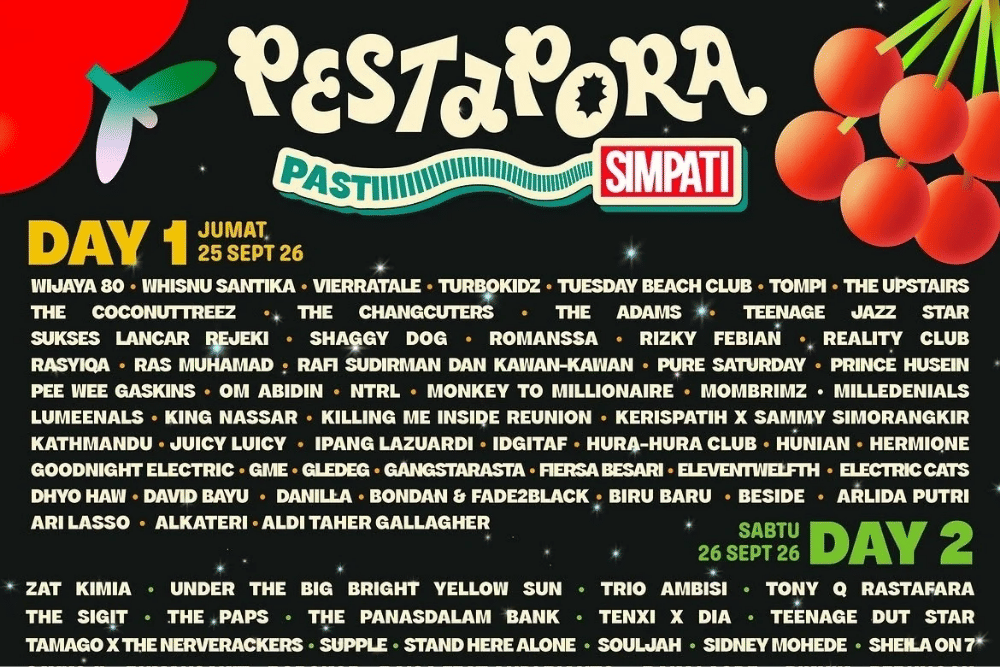 Harga Tiket dan Line-Up PESTAPORA 2026, Sudah Siap Seru-seruan?
