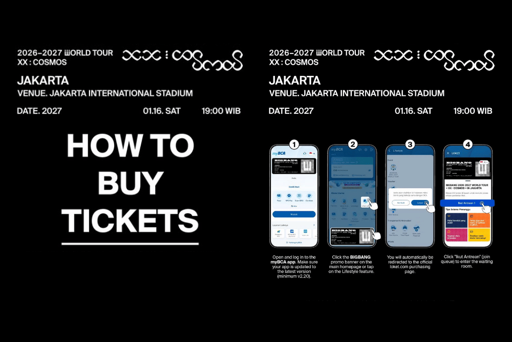 Panduan Beli Tiket Konser BIGBANG Jakarta Presale dan Gensale Lengkap