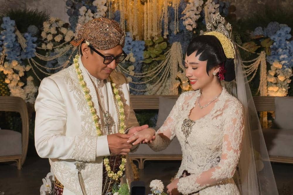 Pernikahan Andre Taulany dan Amanda Rigby