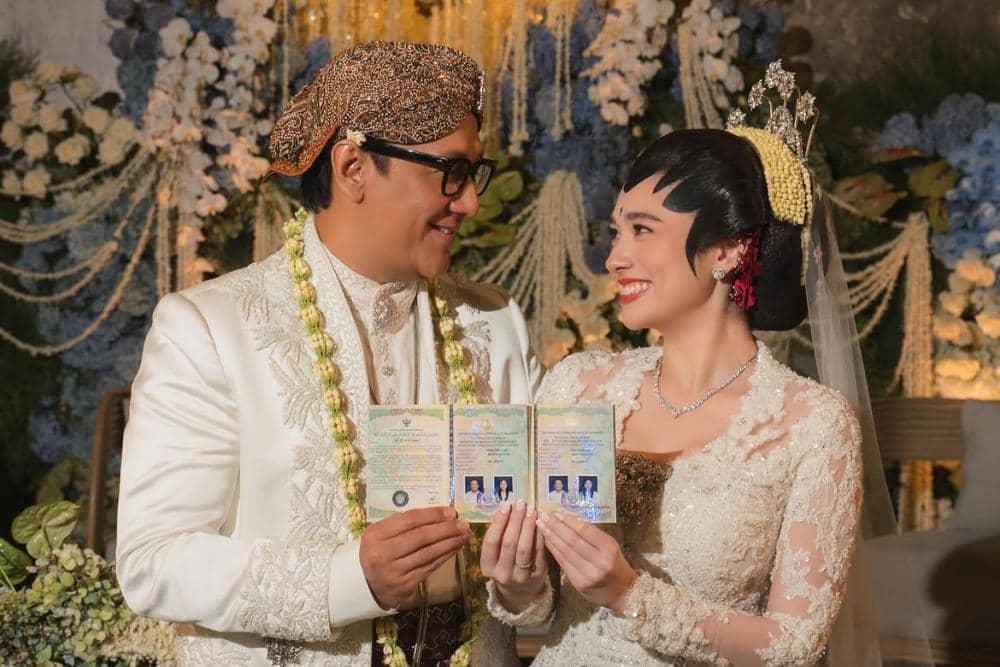 Pernikahan Andre Taulany dan Amanda Rigby