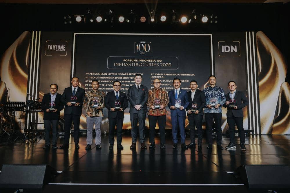 Penerima Penghargaan Fortune Indonesia 100 di bidang Infrastructures.jpg