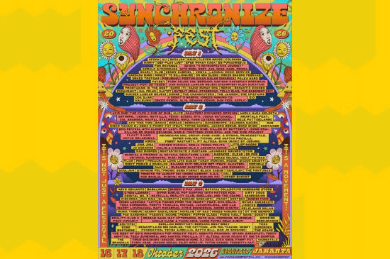 Full Lineup Synchronize Fest 2026, Ada Geisha hingga Reuni Girl Group Era 2000-an