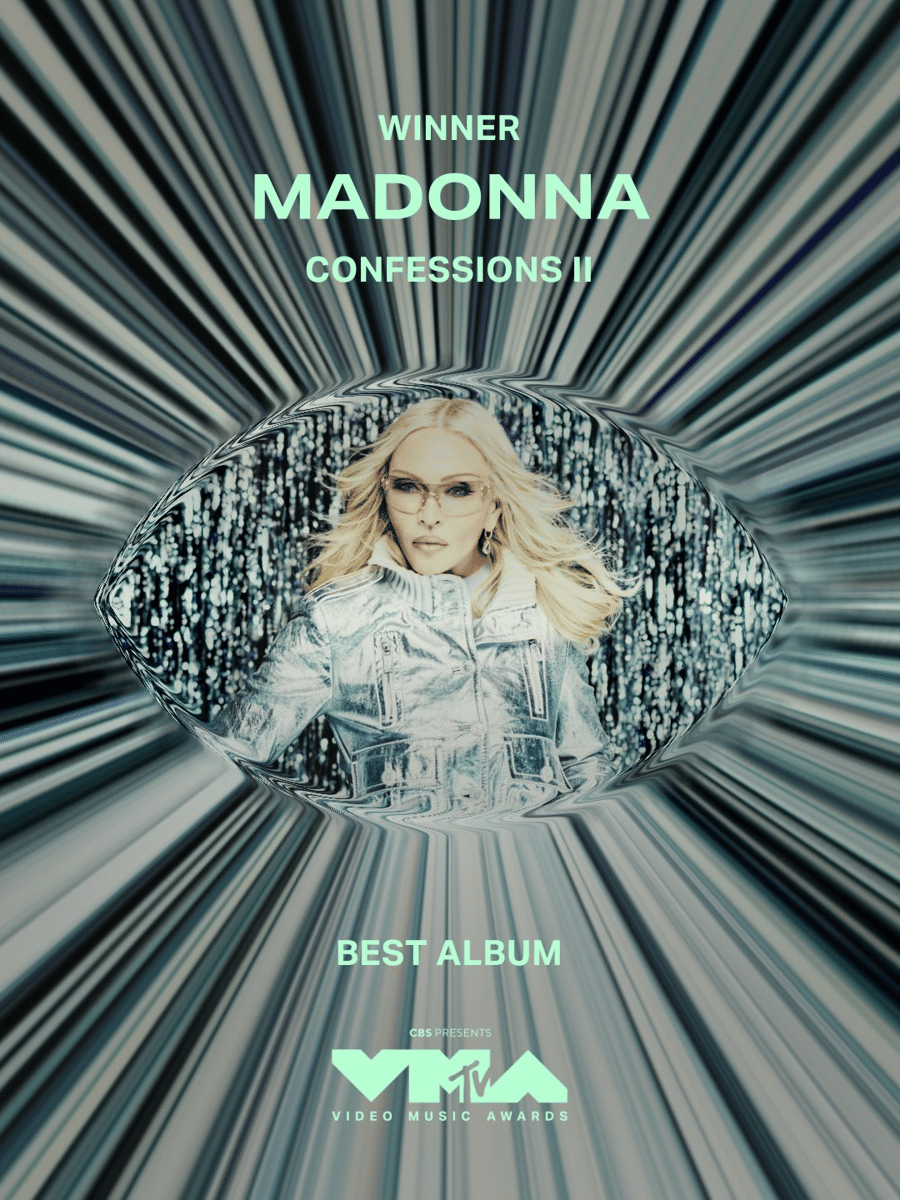 Madonna memenangkan kategori Best Album untuk "Confessions II" di MTV VMAs 2026