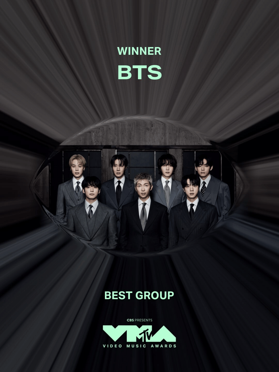 BTS memenangkan kategori Best Group di MTV VMAs 2026