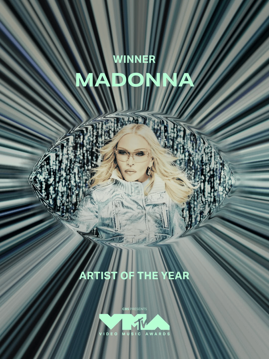 Madonna memenangkan kategori Artist of the Year di MTV VMAs 2026.