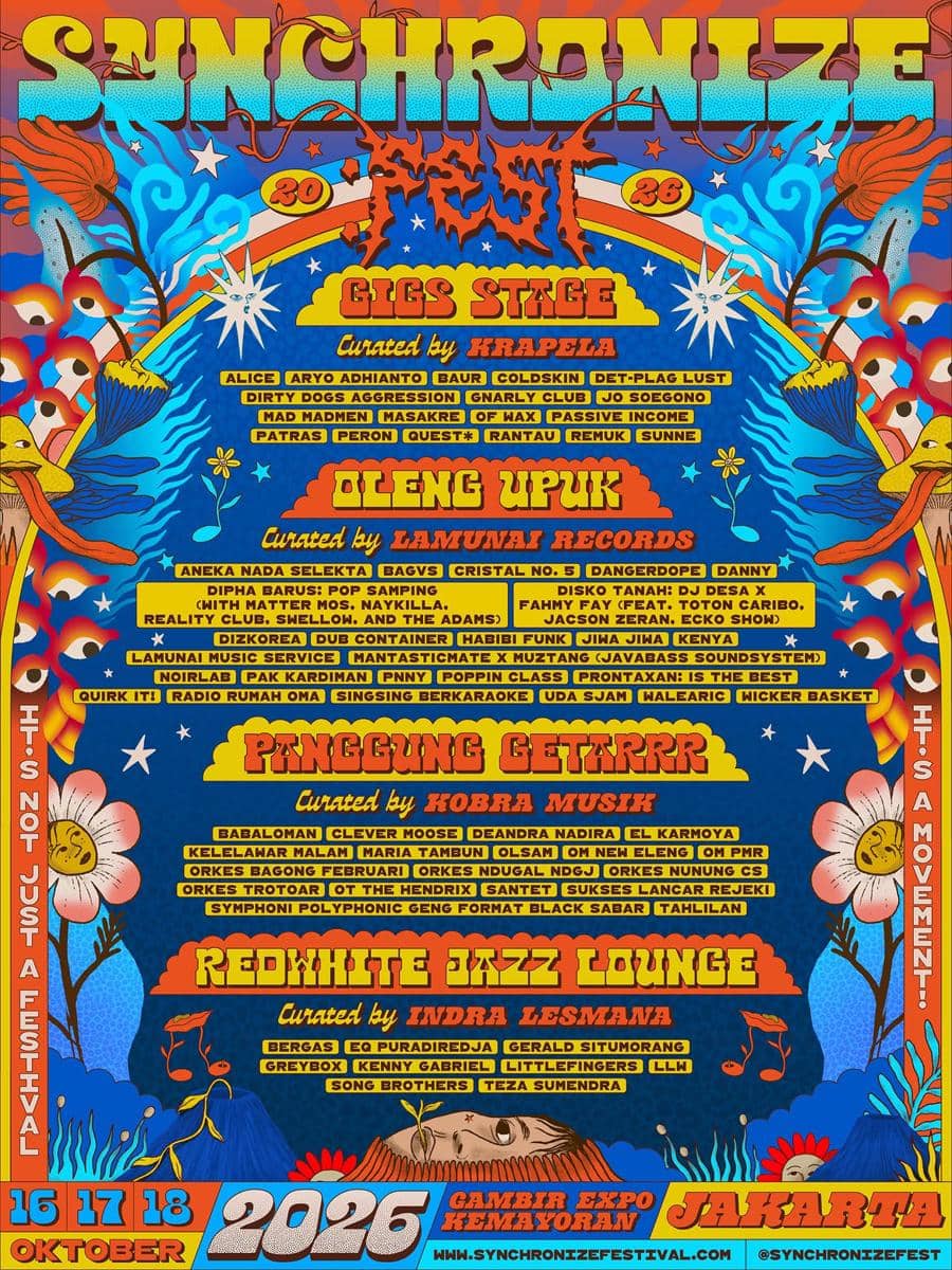 Line up Synchronize Fest 2026