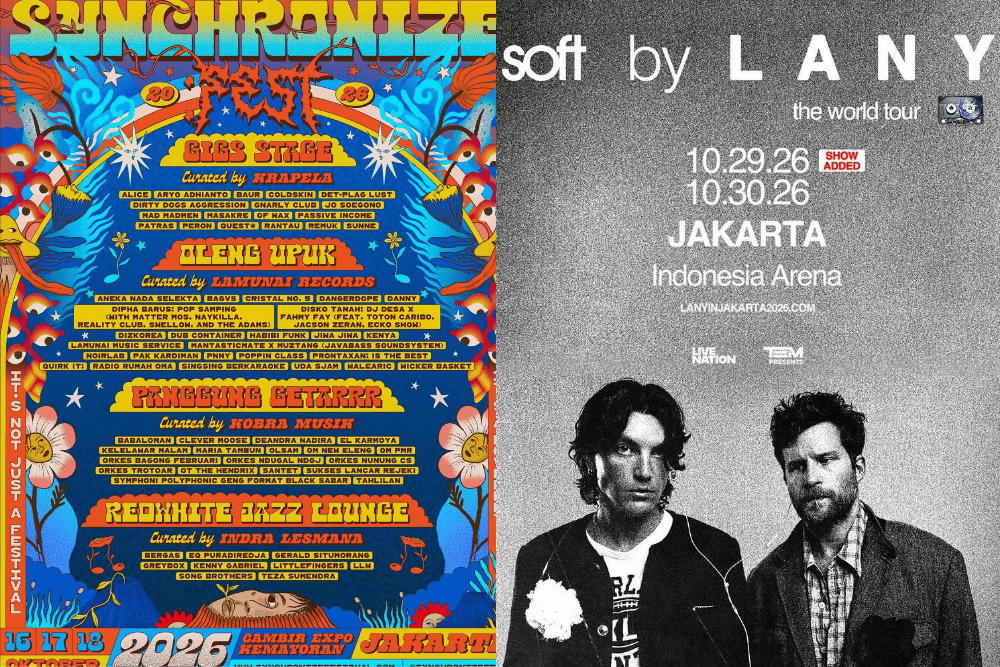 Daftar Konser Oktober 2026, dari Synchronize Fest sampai LANY