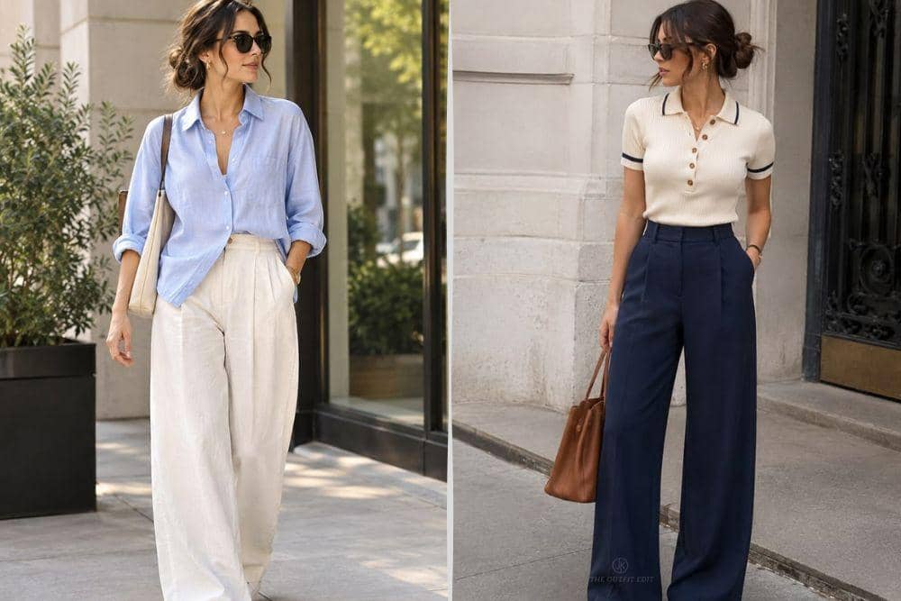 5 Model Atasan yang Cocok Dipadukan dengan Wide Leg Pants