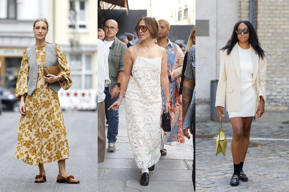 6 Ide Mix and Match Dress dan Loafers yang Stylish untuk Sehari-hari