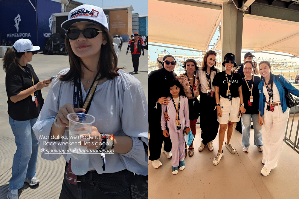 Artis nonton MotoGP