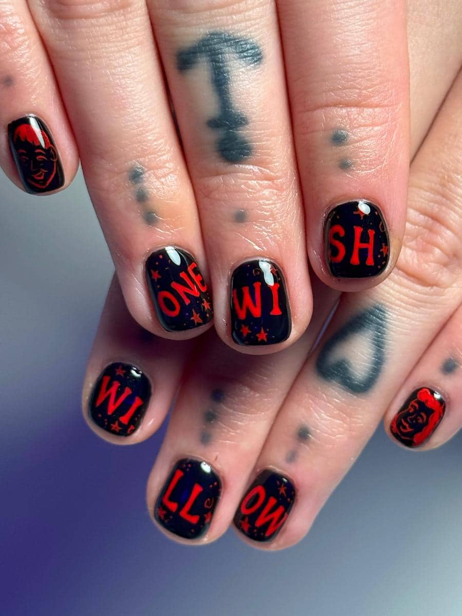 Nail art halloween