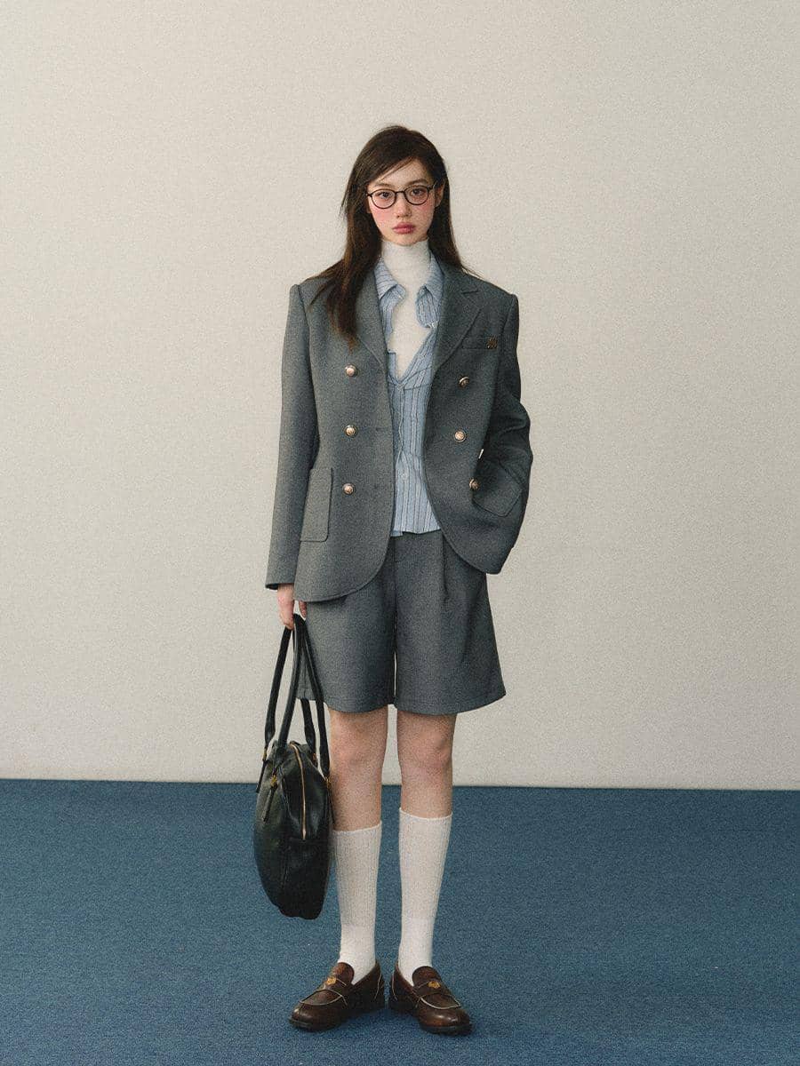Turtleneck Blazer
