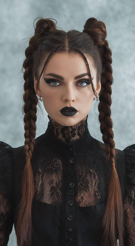 gaya rambut yang cocok untuk halloween party