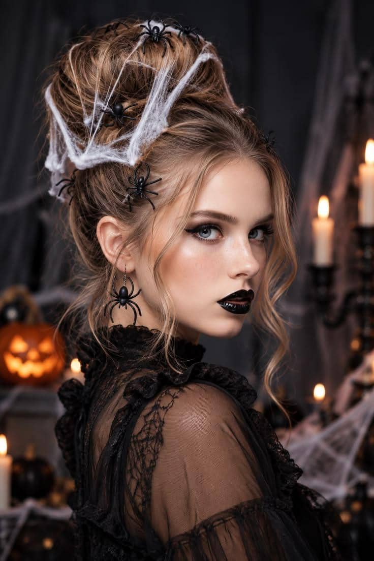 gaya rambut yang cocok untuk halloween party