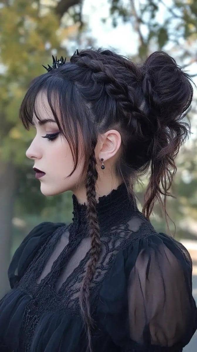 gaya rambut yang cocok untuk halloween party