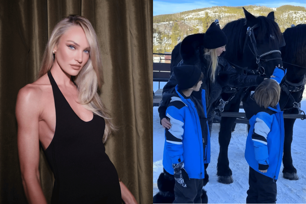Candice Swanepoel dan anak-anaknya